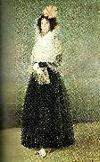 Francisco de Goya the marquesa de  la solana, c. France oil painting artist